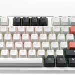 Thunderobot KG3089 White Mechanical Gaming Keyboard 89 Red Switch Keys