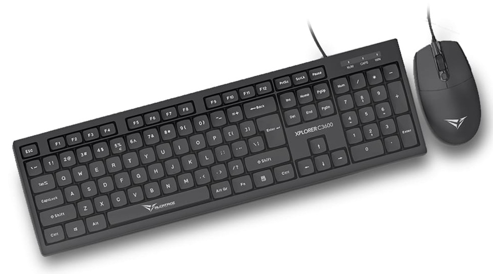 SCQ5t1G368343862e4f18_1748252770-1000x1000_1759828471 Alcatroz Keyboard & Mouse Wired Combo XPLORER C3600 Silent Black - Image 1