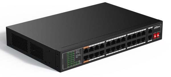 Dahua PoE Switch 24port+2GUP 190W SF1026LP