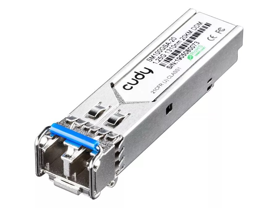 SM100GSA-20 Cudy Fiber SFP Module 1.25Gb/s SM 20km Dual-LC SM100GSA-20 - Image 1