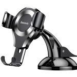 Baseus SUYL-XP0S Osculum Type Gravity Dashboard Car Mount Black