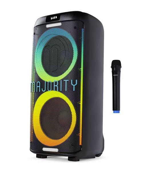 Screenshot_2025-10-20_121955 Majority Speakers Portable Karaoke PULSE P4 420W Wireless Mic BT/USB/RGB UK - Image 1