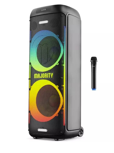 Screenshot_2025-10-20_123347 Majority Speakers Portable Karaoke PULSE P5 600W Wireless Mic BT/USB/RGB UK - Image 1