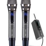 SonicGear WM8800UL DUAL 2 Studio Quality Metal Body Wireless UHF Microphones with Receiver