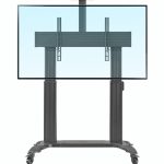 NBMounts TW100 Heavy Duty Motorized TV Trolley Supports up to 110'' & 136Kg Max Height 1.7m
