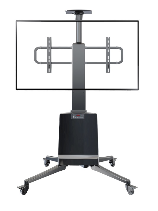 TW851 NBMounts TW85 Motorized TV Trolley up to 85'' & 68Kg Max Height 1.65m - Image 1