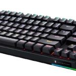 Thunderobot KG3089R Black Mechanical Gaming Keyboard 89 Blue Switch Keys