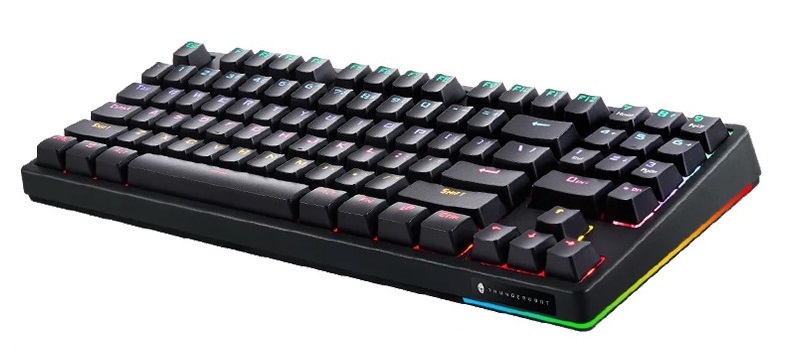 ThundeRobot-KG3089-Mechanical-Keyboard-Wired-89-Keys-RGB-___1_ Thunderobot KG3089R Black Mechanical Gaming Keyboard 89 Blue Switch Keys - Image 1