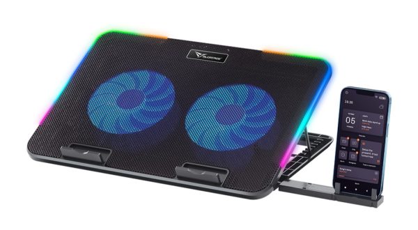 Alcatroz Laptop Cooler Vendaval G2 RGB Black