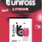 Uniross 2CR5 6V Lithium Battery