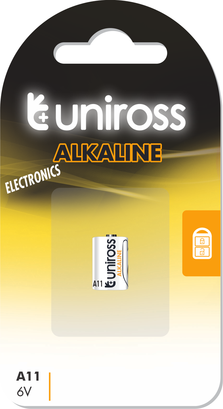 U1A11 Uniross A11/MN11/V11A/11A 6V Alkaline Micro Battery (1pc) - Image 1