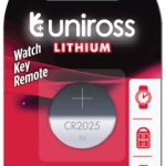 Uniross CR2025 Button Cell Lithium Battery (1pc)