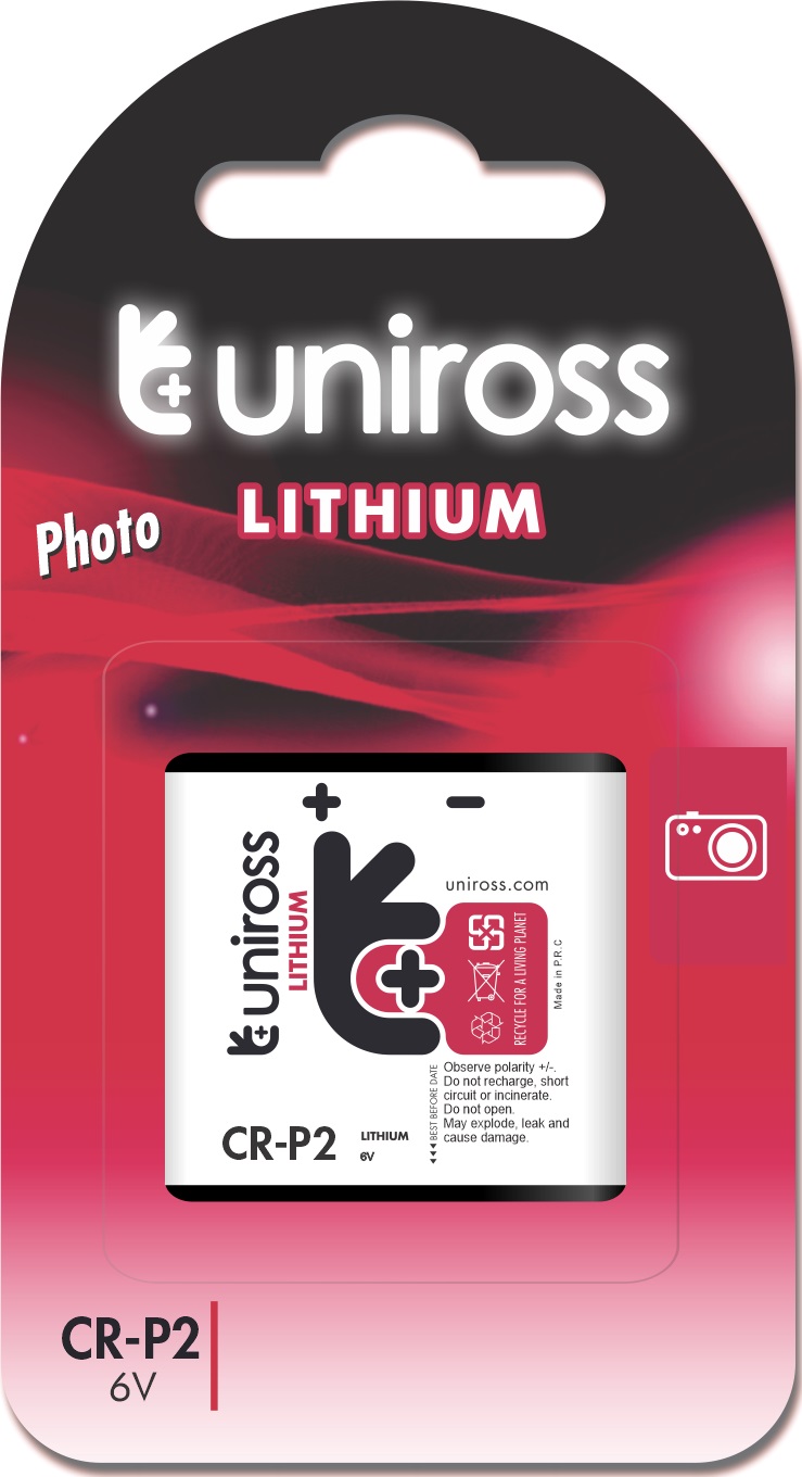 U1CRP2 Uniross CR-P2 6V Lithium Battery - Image 1