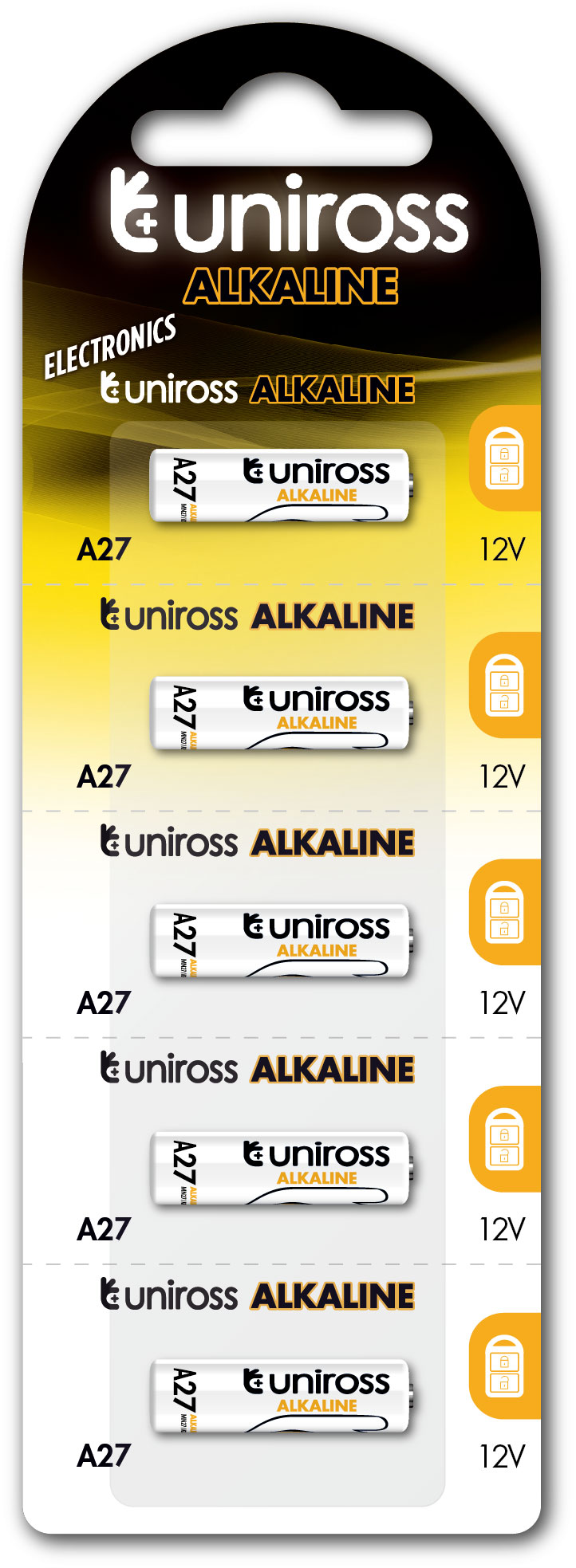 U5A27 Uniross A27 Alkaline Micro Battery (5pack) - Image 1
