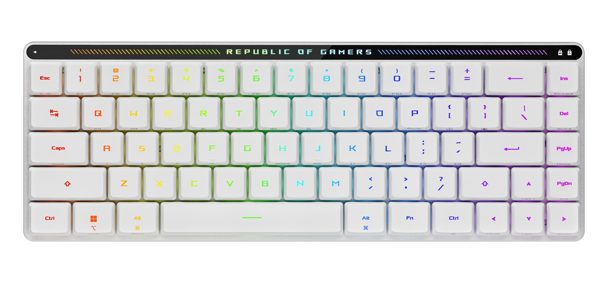 USA_01 ASUS Gaming Keyboard Mechnanical Tri-Mode 2.4Ghz/Bluetooth/USB ROG Falchion RX Low Profile - Image 1