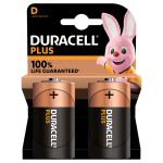 Duracell Alkaline D 2pcs Batteries Plus