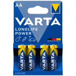 Varta Alkaline AA 4pcs Longlife Power