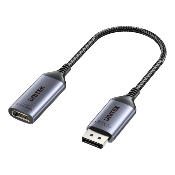 Unitek DisplayPort to HDMI Female Adaptor 8K60Hz V1611A