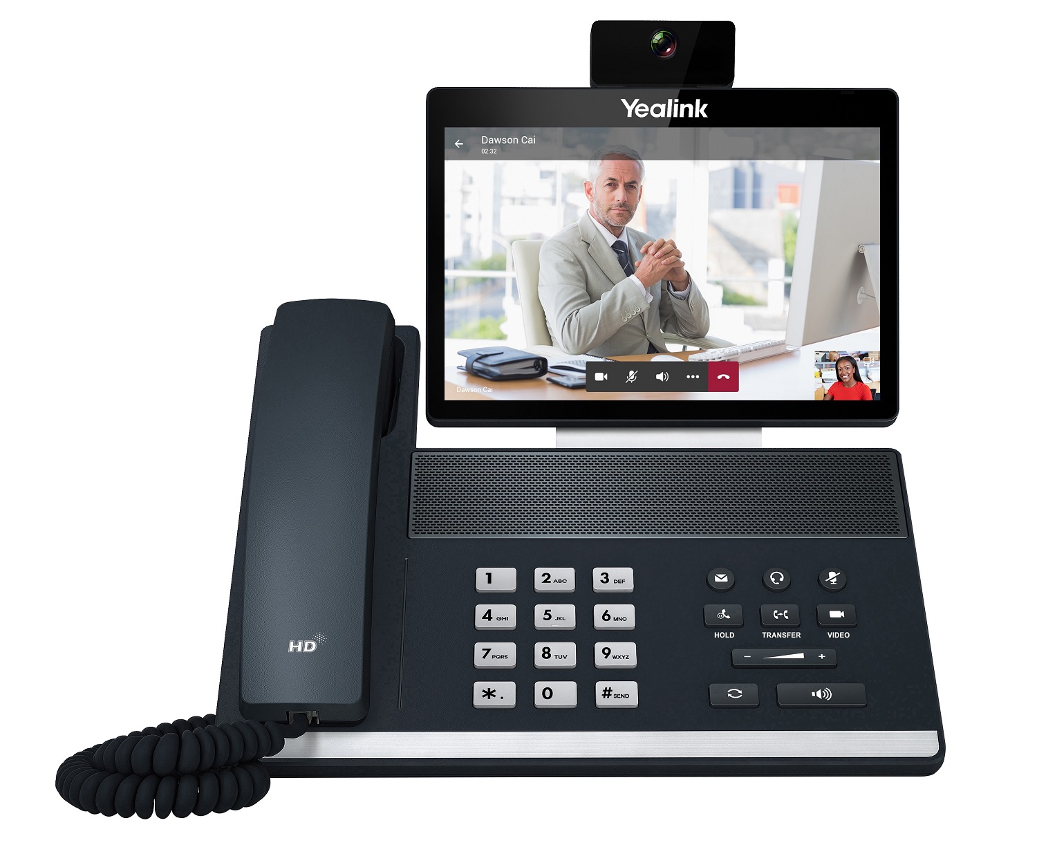 VP59 Yealink MS Teams Video Phone with 8.0'' Touch Screen, Camera, HDMI, USB, Bluetooth, Wi-Fi & Hybrid Mode VP59 TEAMS - Image 1