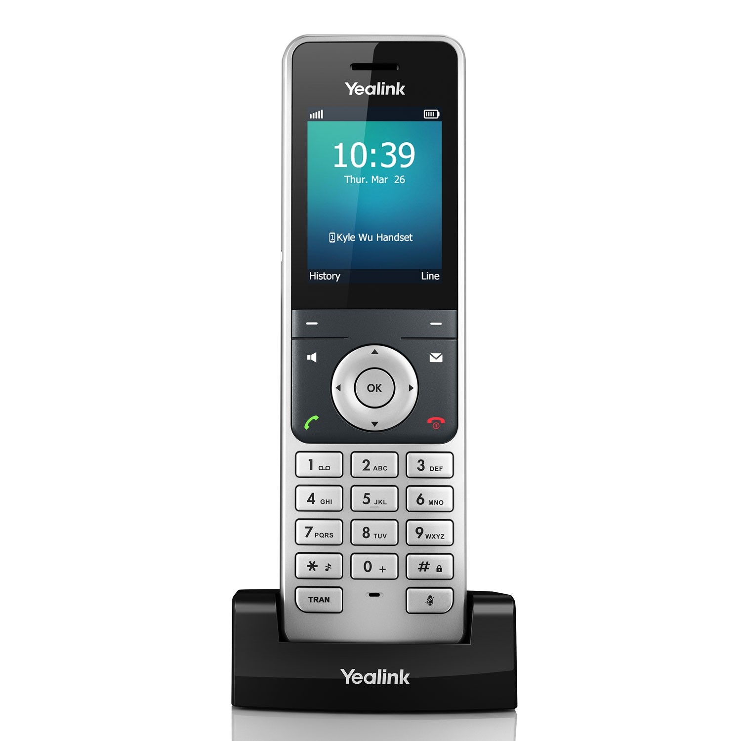 W56H Yealink IP Phone Cordless DECT Handset 2.4" without DECT Base W56H - Image 1