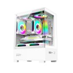 Armaggeddon Gaming Case M-ATX AQUARON Duplex ONE White + 3xARGB