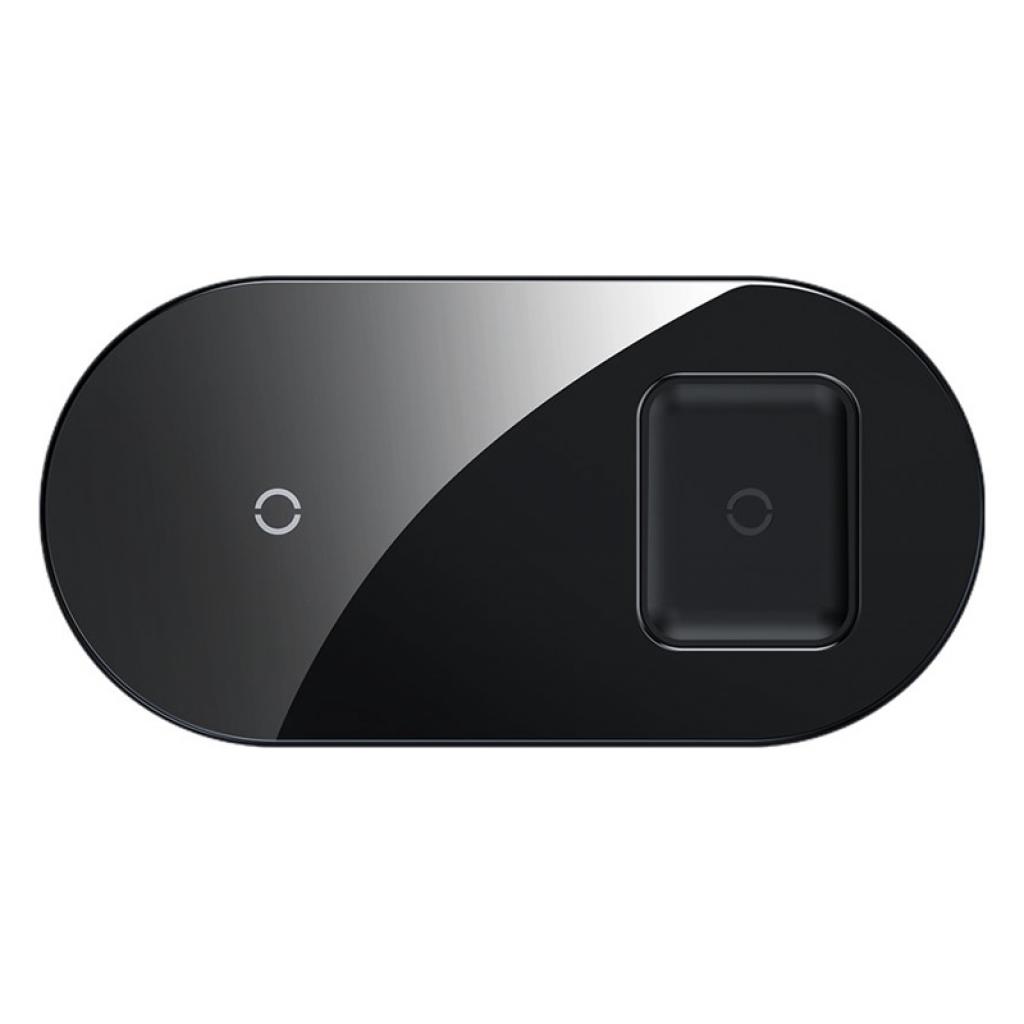 WXJK-01-2-1024x1024 Baseus Simple 2in1 QI Wireless Charger 18W Black - Image 1