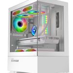 Armaggeddon Gaming Case M-ATX AQUARON Duplex White (Bottom USB Ports-310mm VGA)