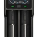 XTAR VC2S 2A Charger w/Display 2-Slots Lithium/NIMH 10440 to 26650