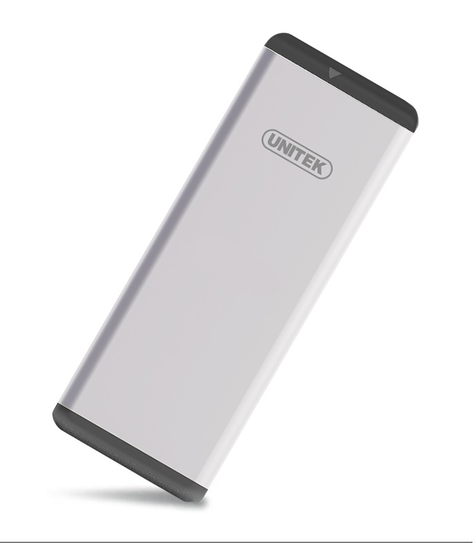 Y-3365-1 Unitek USB3.0 M.2 SSD SATA Aluminium Enclosure Y-3365 - Image 1