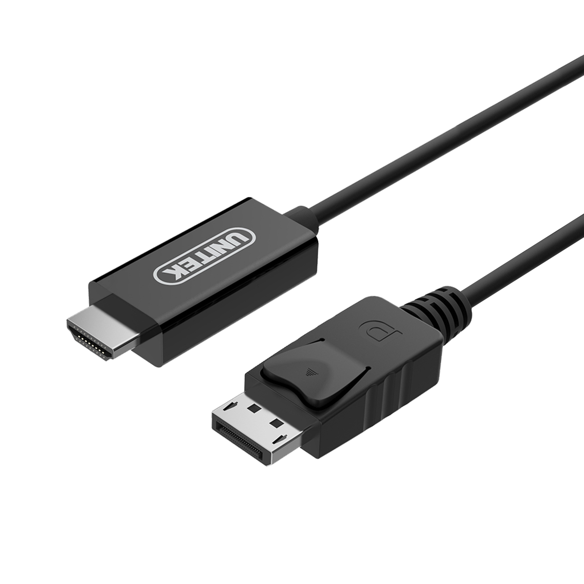 Y-5118CA-1 Unitek Y-5118CA DisplayPort to HDMI Cable 1.8m Black - Image 1