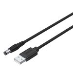 Unitek Y-C4046BK USB to DC 5.5x2.5mm Power 1.5m
