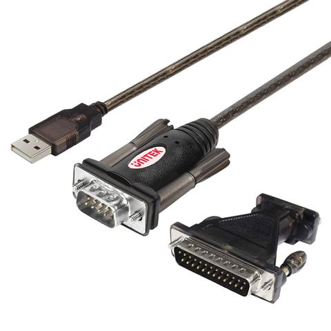 Y105A-1 Unitek Y-105A USB to Serial Converter DB9F/DB25M - Image 1