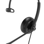 Yealink Headset Wired Analog RJ9 QD with Noice Cancelling for IP Phone YHS34 Mono
