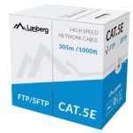 Lanberg CAT5e FTP CU Cable 305m Grey LCF5-11CU-0305-S