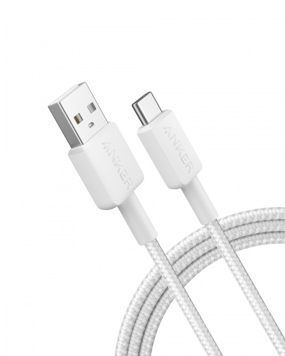 a81h6012_td01_v1_1 Anker Mobile Cable USB-A to USB-C 1.8m 322 White - Image 1