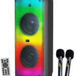 SonicGear AudioXPro1200HD 2 x 12'' Portable Karaoke Speaker with 2 x Wireless Microphones