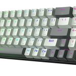 Thunderobot K78R White Gaming Mechanical Keyboard 78 Red Switch Keys