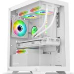 Armaggeddon Aquaron Micro ATX Gaming Case White