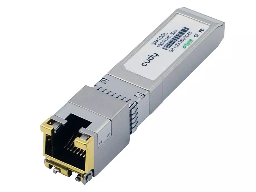 cd-sfp-rj45p_new Cudy Fiber SFP Module SFP Slot to 10GbE RJ45 SM10GL - Image 1