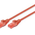 Digitus Ethernet Cable CAT6 Red CU 0.25m