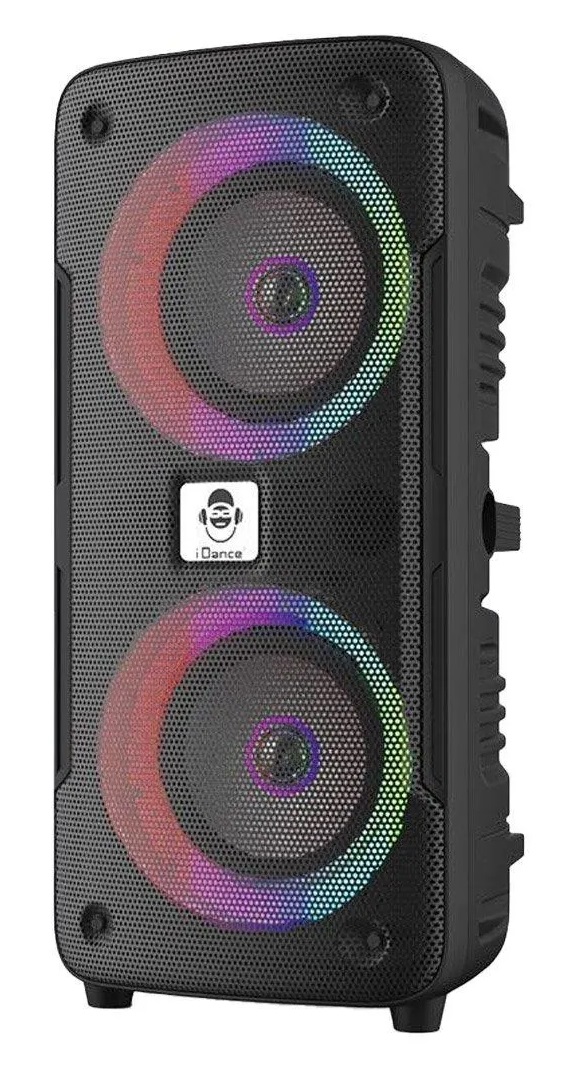 djx100 iDance DJX-100MK2 Portable Karaoke Speaker with Wired Microphone USB & BT - Image 1