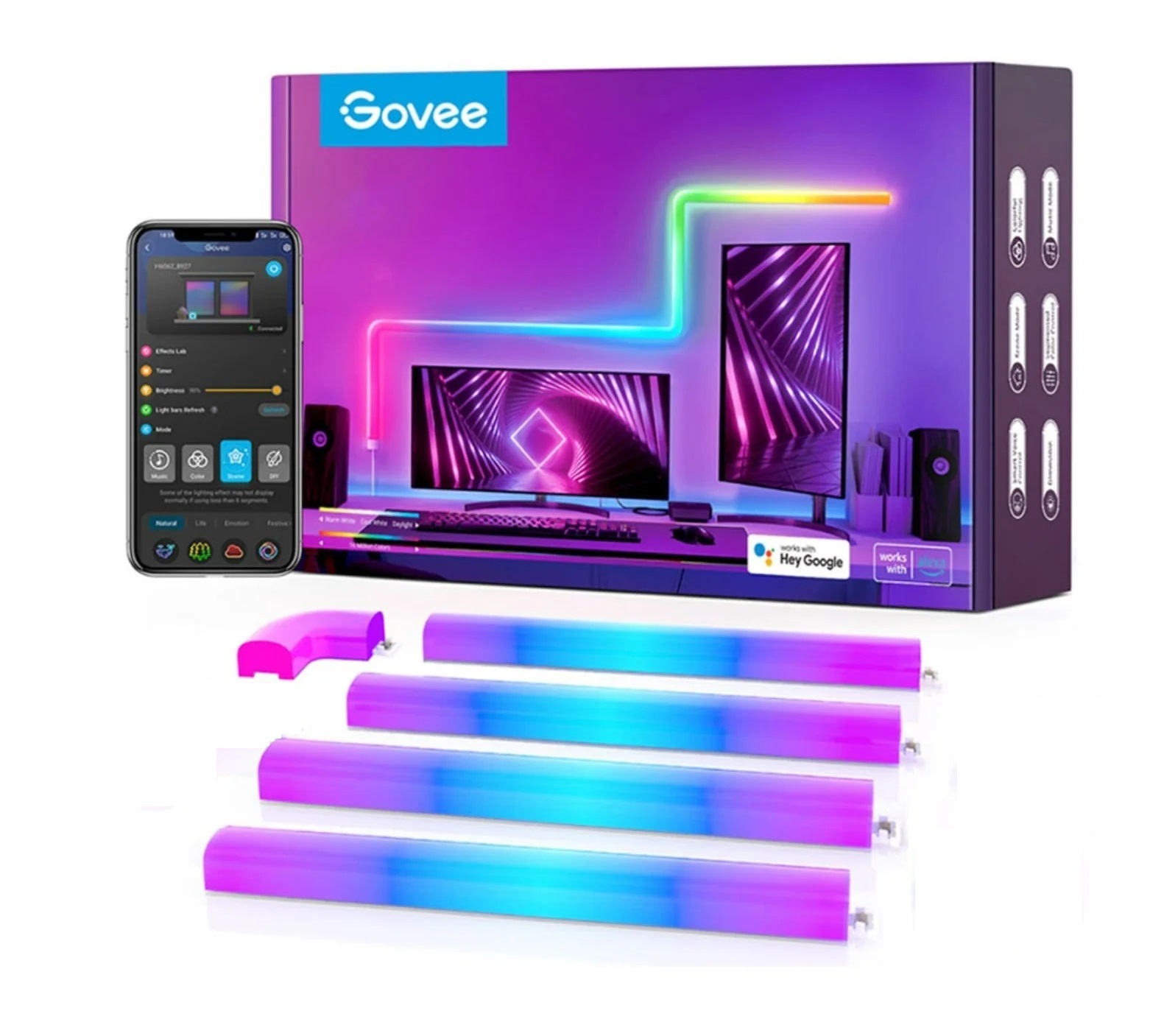 govee-3_-1 Govee Glide Wall Light (4+1) B6062C01 - Image 1