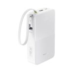Baseus Powerbank 22.5W 20000mAh + Display EnerFill FC51 Bipow2 Pro  White
