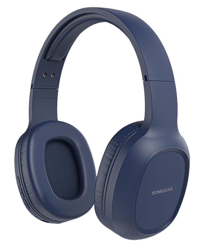 indigo SonicGear Headphones Bluetooth AIRPHONE 3 Type-C Indigo Blue - Image 1