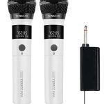 SonicGear WM2200UL DUAL Bianco 2 x Wireless 2.4GHz Rechargeable Microphone Handsets with LED Display