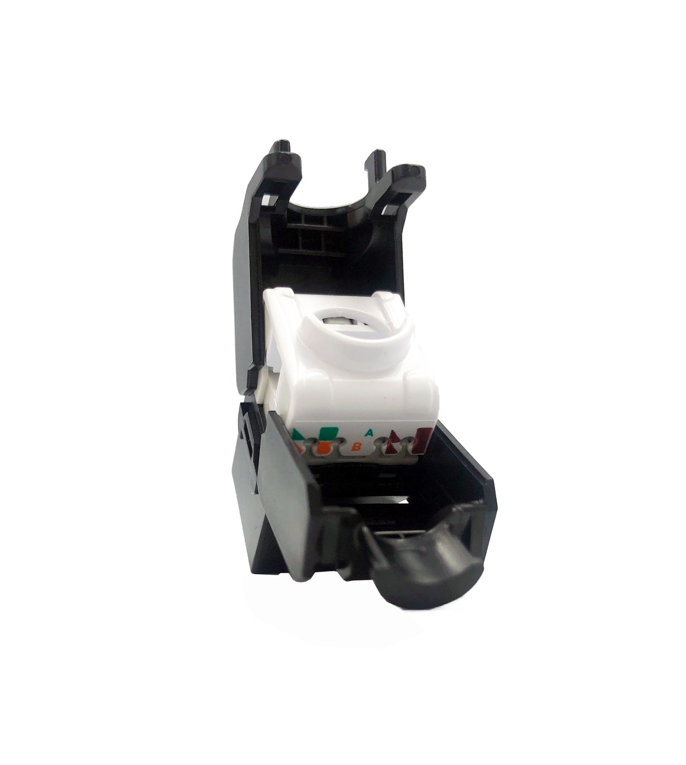 keystone1_1594387601 Kuwes CAT6 EASY Tooless Keystone Jack UTP 90 degrees - Image 1