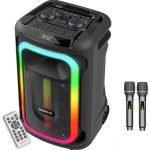 SonicGear Portable Karaoke Speaker 12'' 240W TWS BT/USB 2x Mics HYPERBOX 1300 Pro