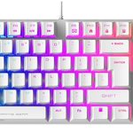 Armaggeddon MKA-7C White Mechanical Gaming Keyboard 104 Blue Keys