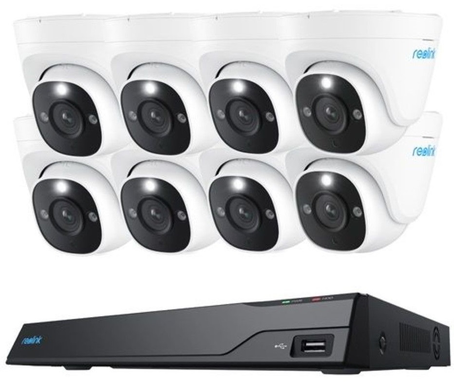 nvs16-12md8-600 Reolink KIT 16xChNVR+8x12MP Dome+4TB NVS16-12MD8 - Image 1