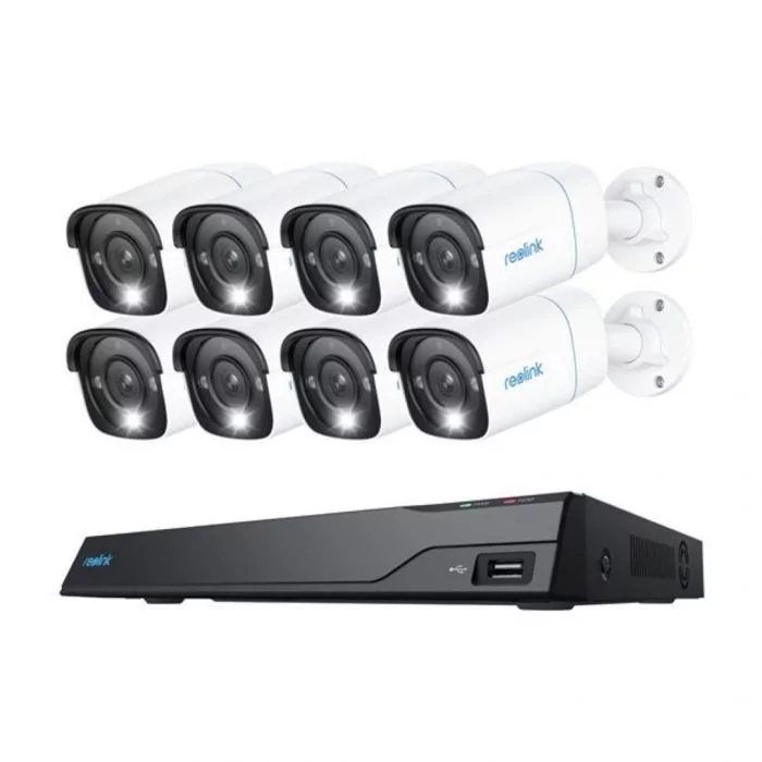 nvs16-8mb8-600 Reolink KIT 16xChNVR+8x8MP Bullet+4TB RLK16-800B8-8MP (NVS16-8MB8) - Image 1